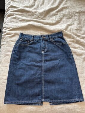 Old Navy High Rise Jean Pencil Skirt